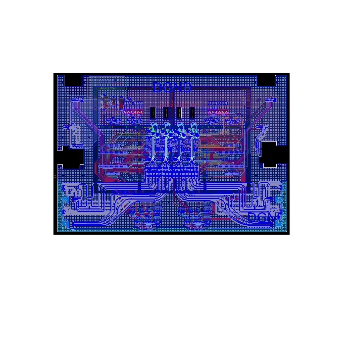 Load Board 與 IC Test Board PCB Layout 示意