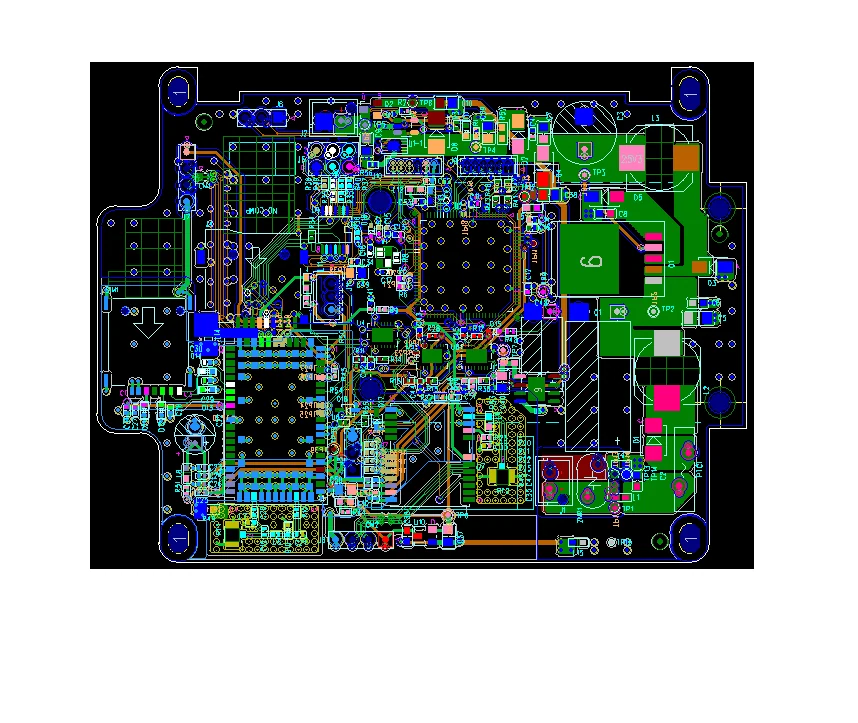 RF 無線模組 PCB Layout 示意